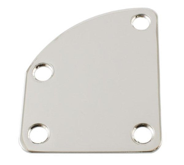 All Parts AP0602010 Modified 4Hole Curved Neckplate for Guitar or Bass Chrome 1