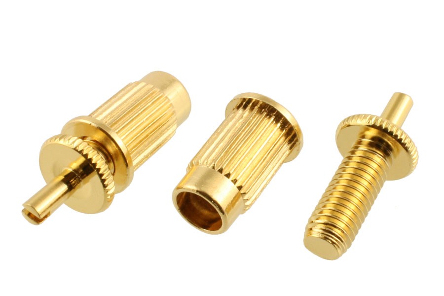 All Parts BP0392002 Set of Two Gold Adapter Studs for M8 Anchors 1