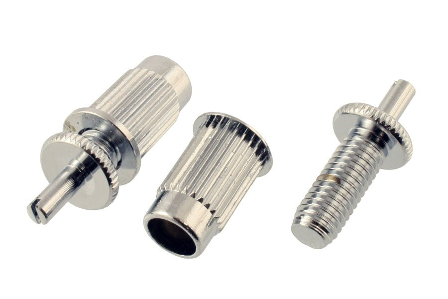 All Parts BP0392010 Set of Two Chrome Adapter Studs for M8 Anchors 1