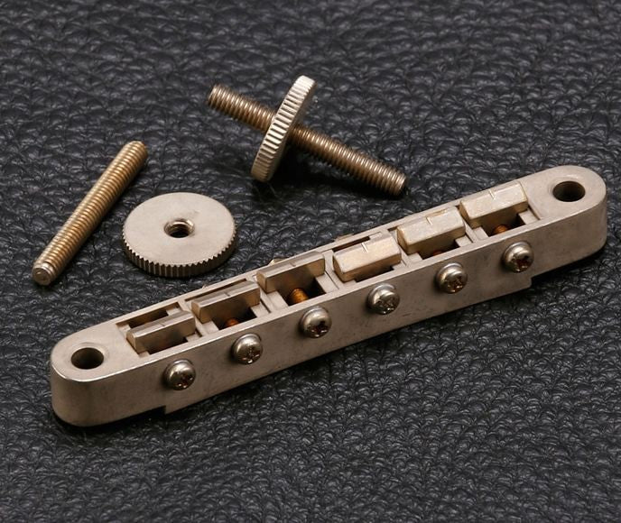 Gotoh GB2541007 Gotoh GE104B Aged Nickel Tunematic Bridge 1