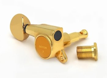 Gotoh TK0760L02 Gotoh Mini Tuning Keys Gold 6Inline Lefthanded 16:1 1