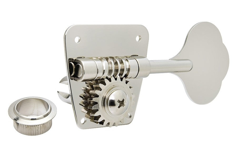 Gotoh TK0882001 Gotoh 4 In Line Open Gear Vintage Style Bass Keys with Nickel Finish 1