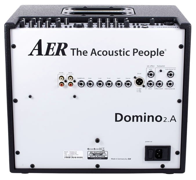 AER Domino 2A Amplificador de 4 Canales 120W con Efectos 3