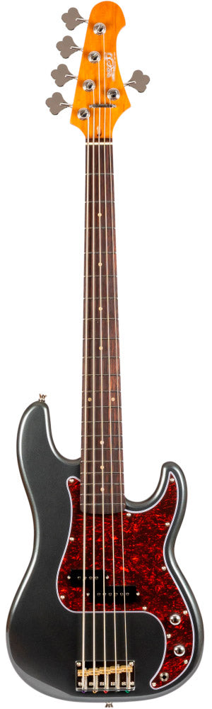 Jet Guitars JPB305-CRC Bajo Eléctrico 5 Cuerdas Charcoal 1
