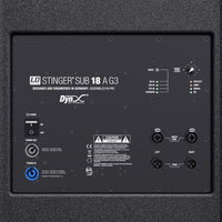 LD Systems Stinger SUB 18A G3 Subwoofer Activo para PA 5