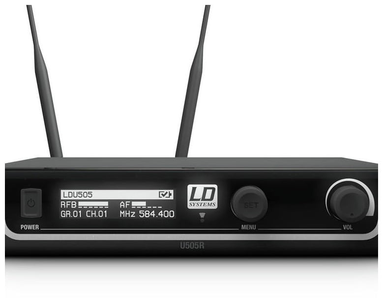 LD Systems U505 BPH Sistema Inalámbrico Micrófono de Diadema con Petaca 6