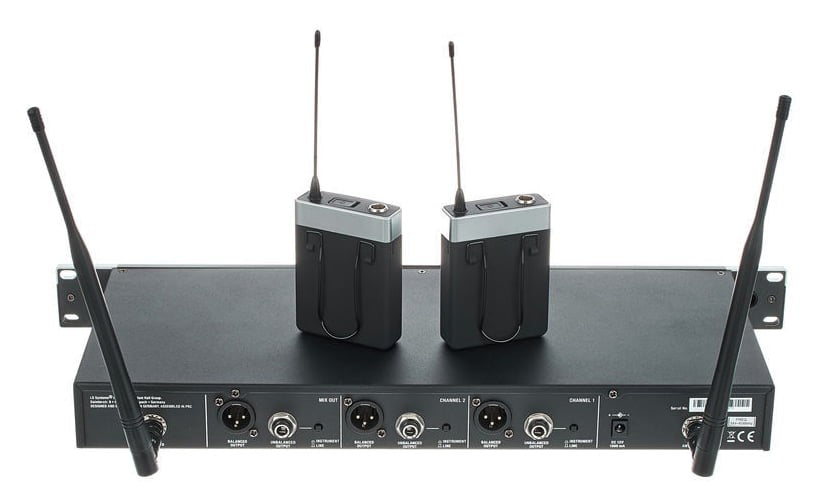 LD Systems U505 BPH2 Sistema Inalámbrico 2 Micrófonos de Diadema y 2 Petacas 11