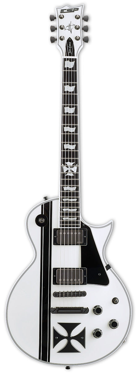 ESP Iron Cross SW James Hetfield Guitarra Eléctrica Snow White 1