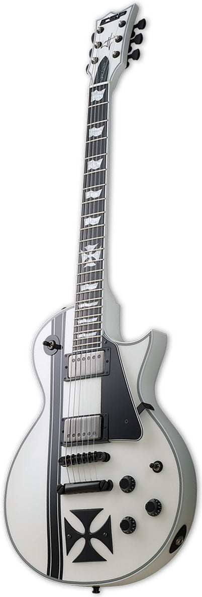 ESP Iron Cross SW James Hetfield Guitarra Eléctrica Snow White 2