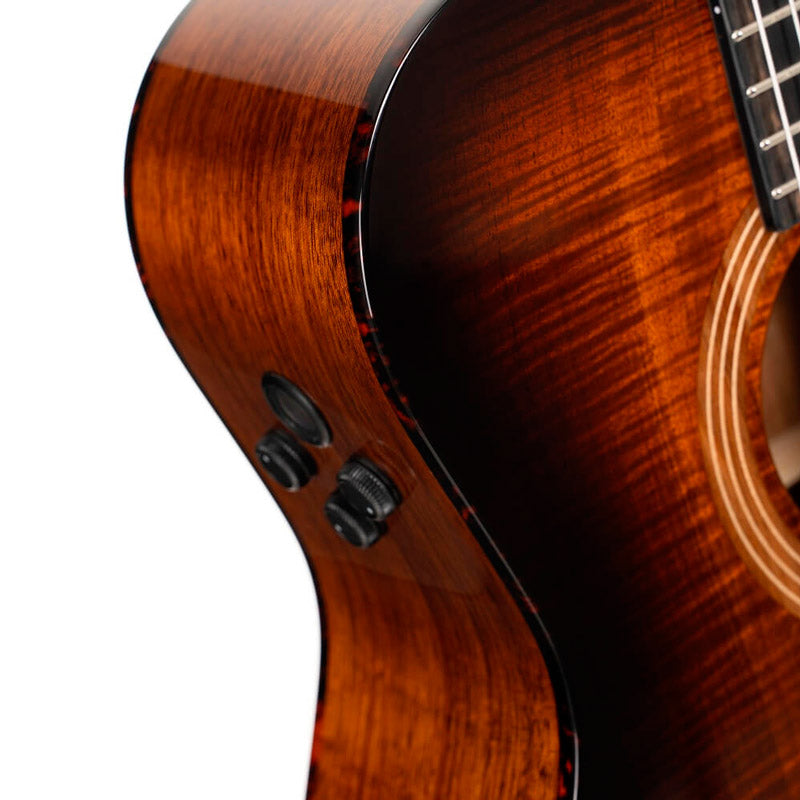 Cort Frank Gambale Luxe II Nylon BKB Guitarra Acústica Concierto con Cuerdas de Nylon 6