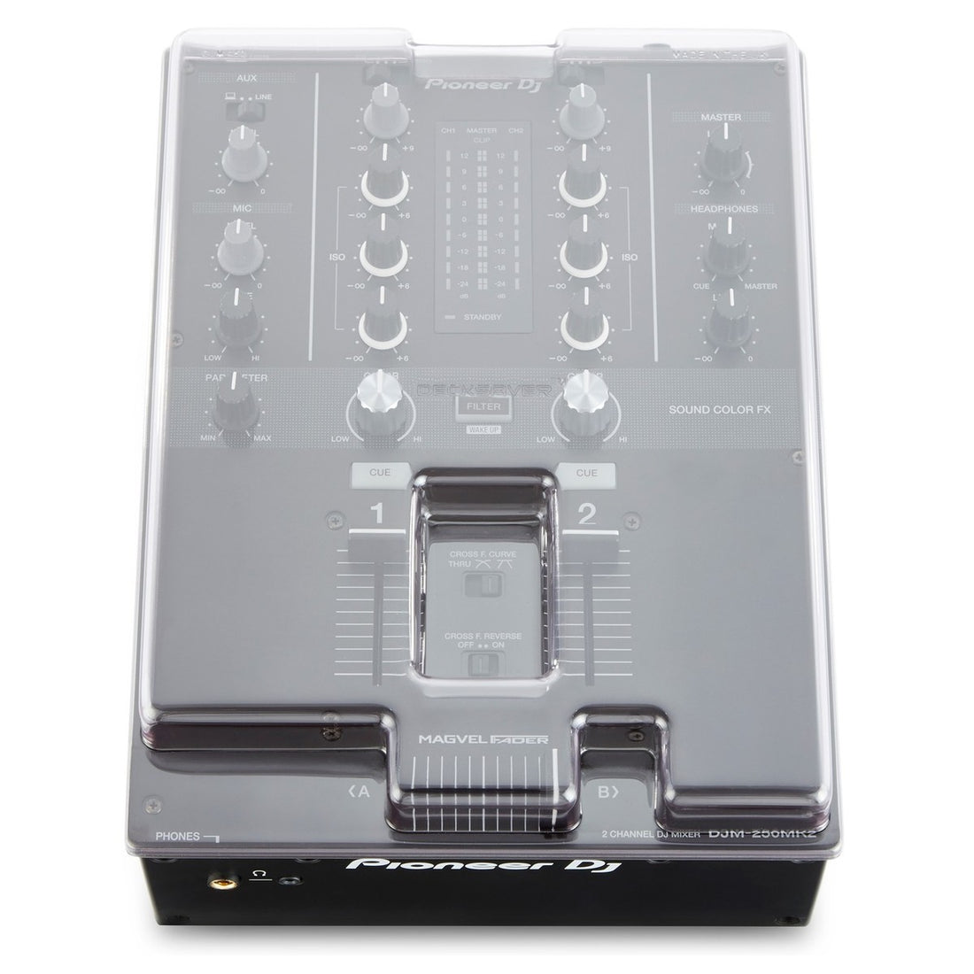 Decksaver DS-PC-DJM250MK2450 Tapa Protectora Pioneer DJM-250 MK2 y DJM-450 2