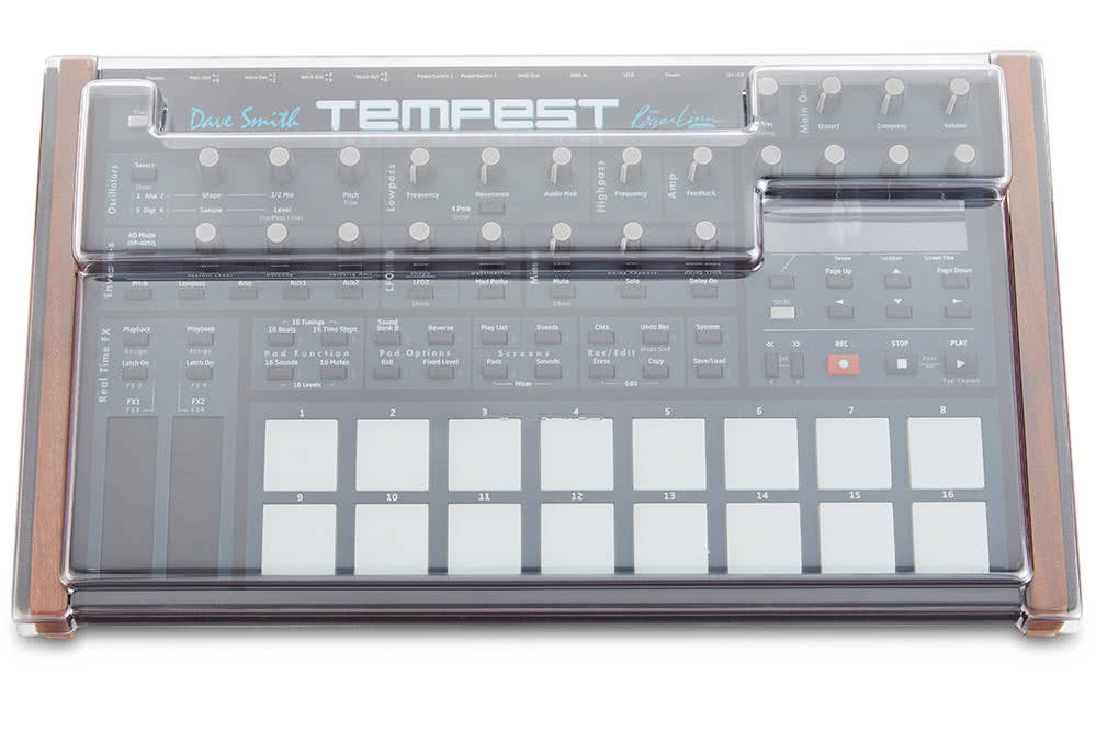 Decksaver DS-PC-TEMPEST Tapa Protectora Dave Smith Instruments Tempest 2