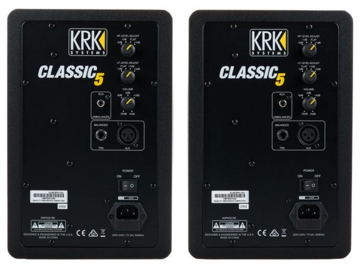 KRK CL5G3PK1 Classic Pack Pareja Monitores Activos Negros 6