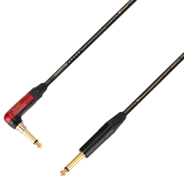 Adam Hall K5IPR0600 Silent Cable Instrumento Neutrik 6.3 mm Jack a Jack Acodado 6 Metros 1