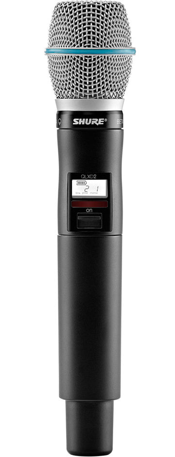 Shure QLXD2 B87A H51 Transmisor de Mano con Cápsula Beta 87A 1