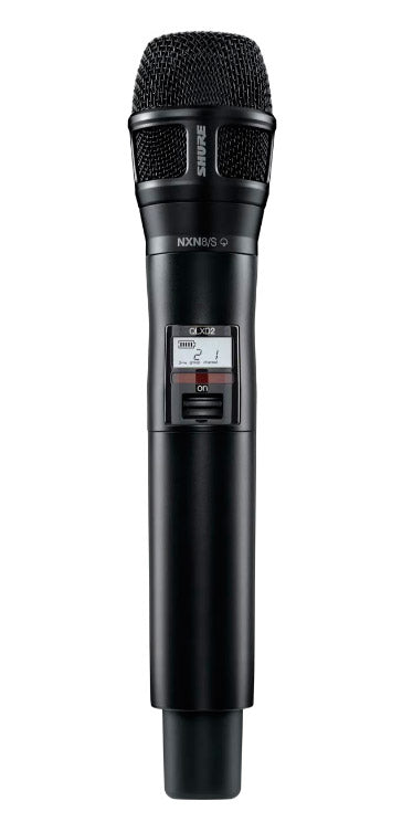Shure QLXD2 N8SB H51 Transmisor de Mano con Cápsula NXN8S Negro 1