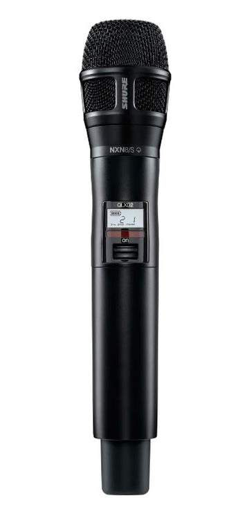 Shure QLXD2 N8SB H51 Transmisor de Mano con Cápsula NXN8S Negro 1
