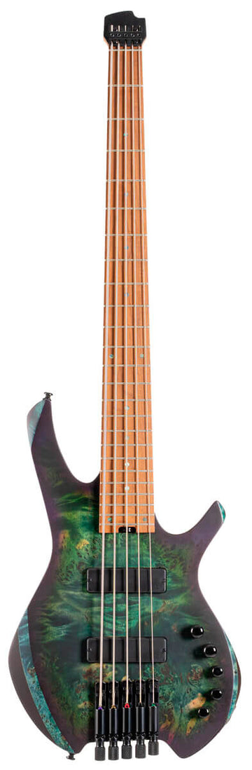 Cort Space 5 SDG Bajo Eléctrico 5 Cuerdas Headless Star Dust Green 1
