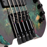 Cort Space 5 SDG Bajo Eléctrico 5 Cuerdas Headless Star Dust Green 5