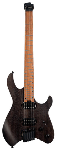 Cort Space G6SM SGTK Guitarra Eléctrica Headless Trans Black 1