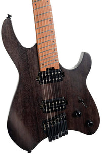 Cort Space G6SM SGTK Guitarra Eléctrica Headless Trans Black 3