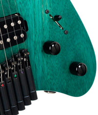 Cort Space G6SM SGTQ Guitarra Eléctrica Headless Turquoise 6