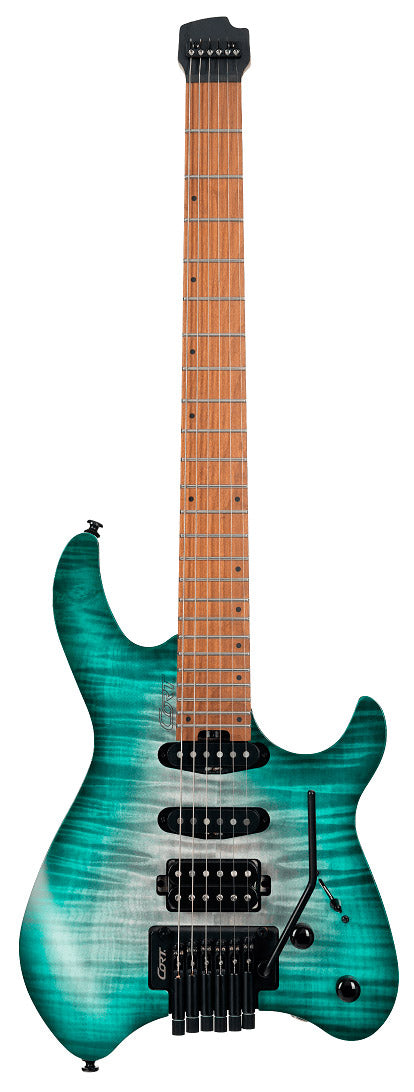 Cort Space G6TR SGLG Guitarra Eléctrica Headless Lagoon 1