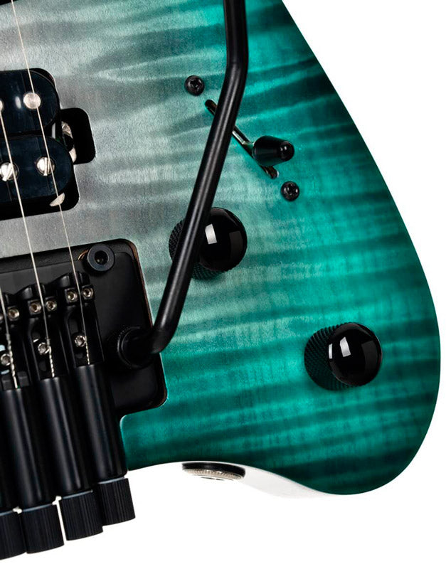 Cort Space G6TR SGLG Guitarra Eléctrica Headless Lagoon 6