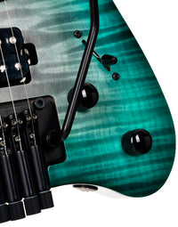 Cort Space G6TR SGLG Guitarra Eléctrica Headless Lagoon 6
