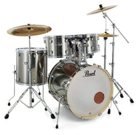 Pearl EXX725BR C21 Export EXX Batería Acústica con Herrajes y Platos Smokey Chrome 1