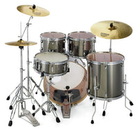 Pearl EXX725BR C21 Export EXX Batería Acústica con Herrajes y Platos Smokey Chrome 4