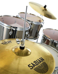 Pearl EXX725BR C21 Export EXX Batería Acústica con Herrajes y Platos Smokey Chrome 6