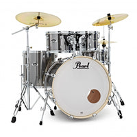 Pearl EXX725SBR C21 Export EXX Batería Acústica con Herrajes y Platos Smokey Chrome 1