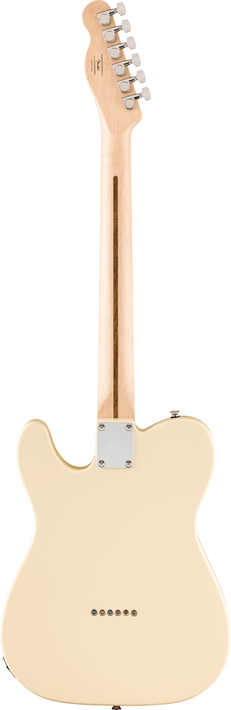 Squier Affinity Telecaster Thinline IL Guitarra Eléctrica Olympic White 2