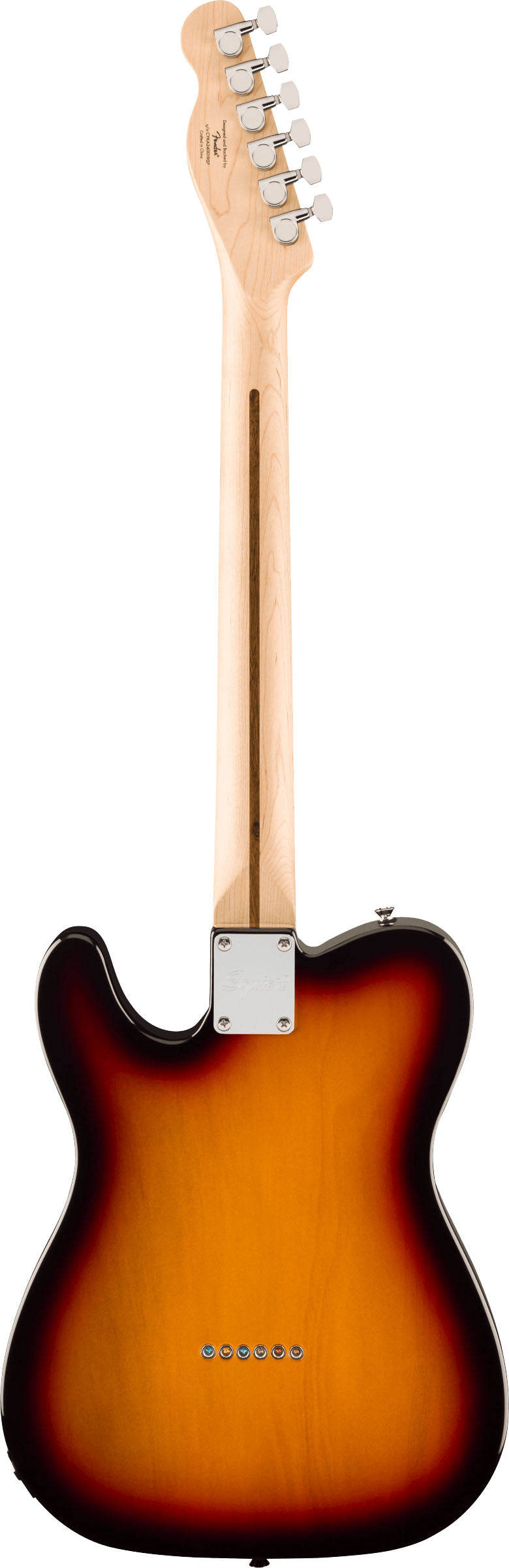 Squier Affinity Telecaster Thinline MN Guitarra Eléctrica 3 Colores Sunburst 2