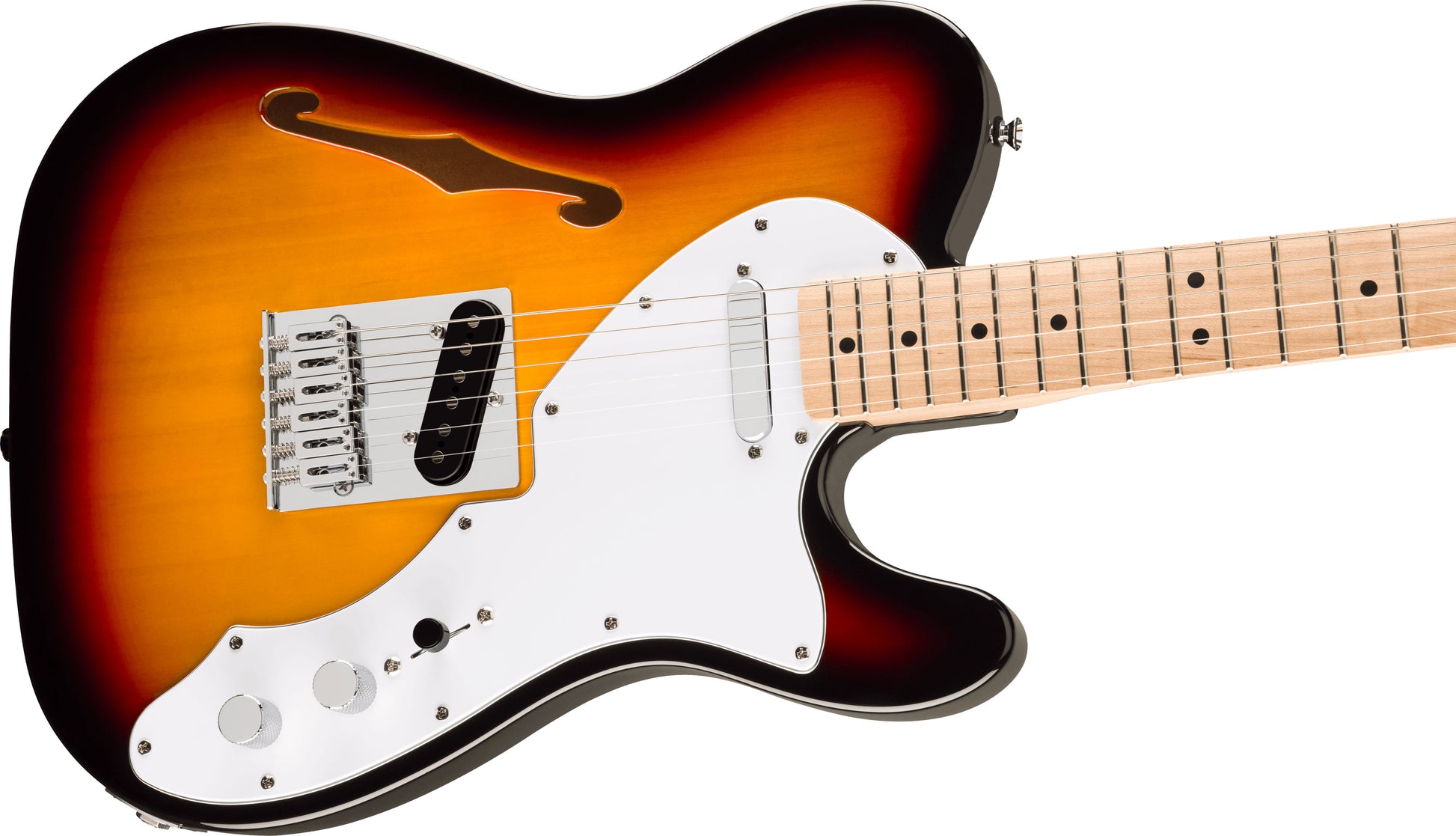 Squier Affinity Telecaster Thinline MN Guitarra Eléctrica 3 Colores Sunburst 3