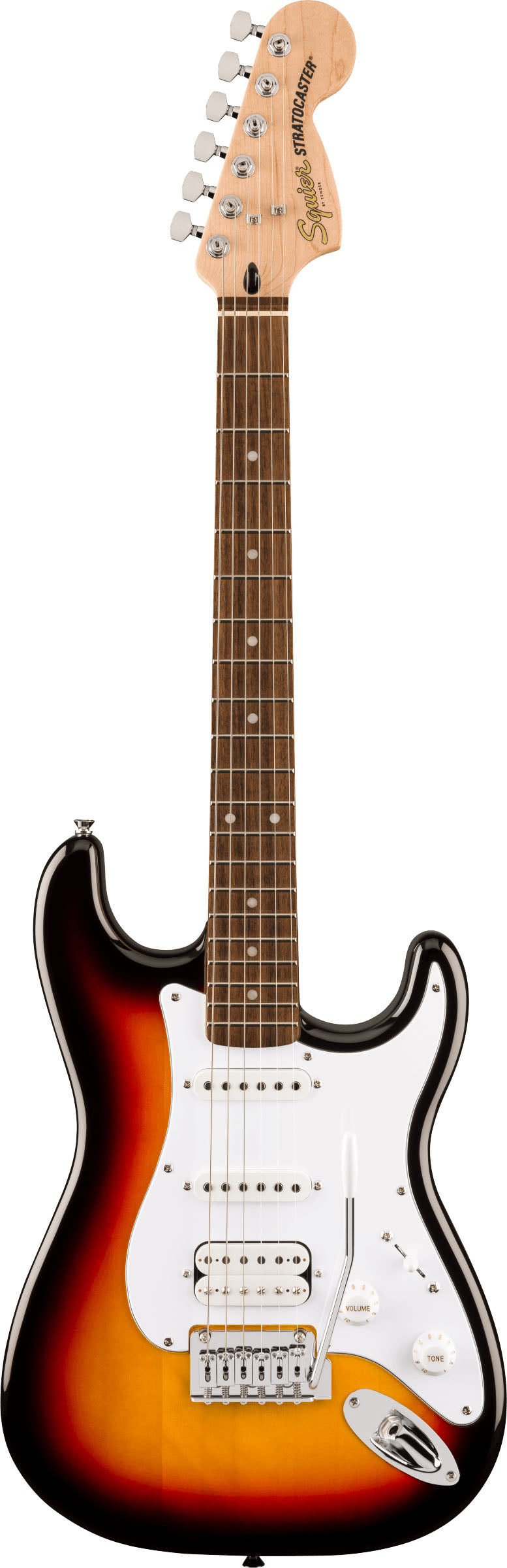 Squier Affinity Stratocaster Junior HSS IL Guitarra Eléctrica 3 Colores Sunburst 1