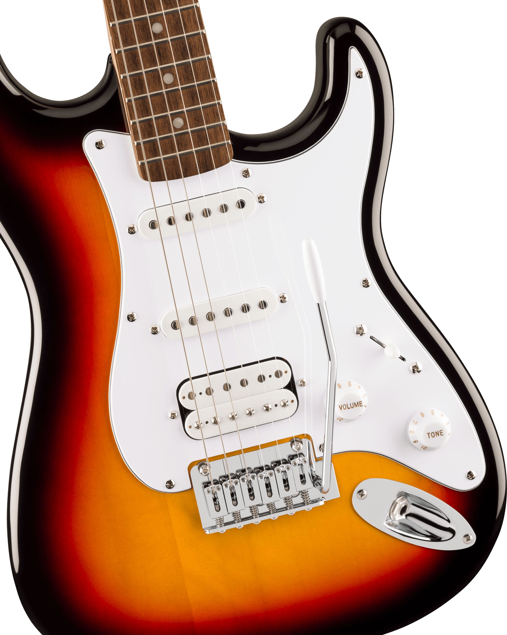 Squier Affinity Stratocaster Junior HSS IL Guitarra Eléctrica 3 Colores Sunburst 4