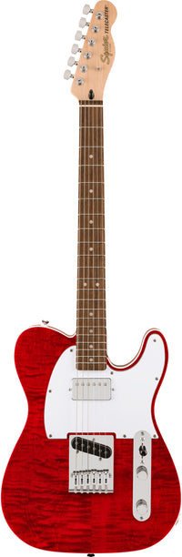 Squier Affinity Telecaster FMT SH IL Guitarra Eléctrica Crimson Red Transparent 1