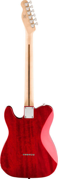 Squier Affinity Telecaster FMT SH IL Guitarra Eléctrica Crimson Red Transparent 2