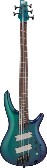 Ibanez SRMS725 BCM Bass Workshop Bajo Eléctrico 5 Cuerdas Blue Chameleon 1