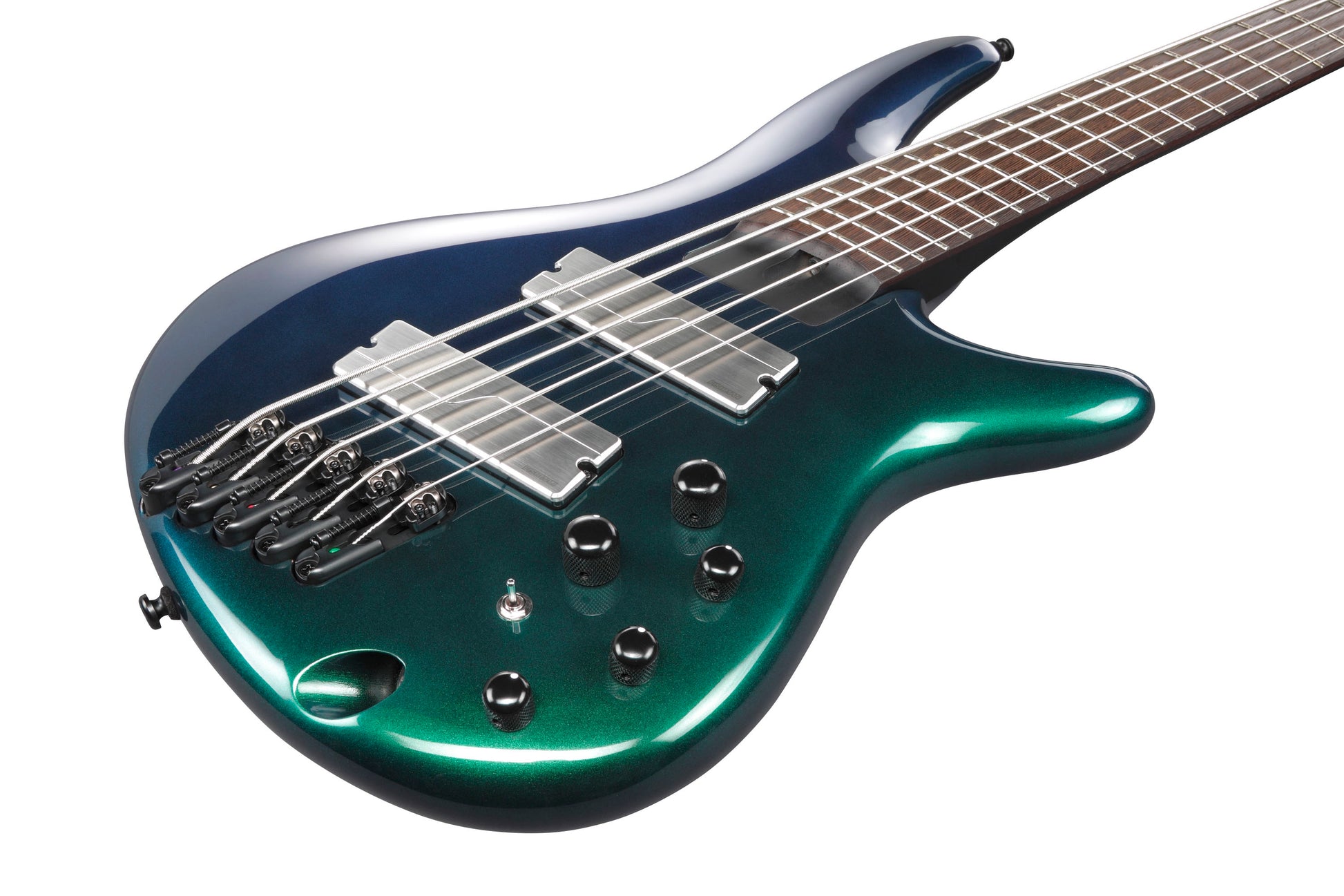 Ibanez SRMS725 BCM Bass Workshop Bajo Eléctrico 5 Cuerdas Blue Chameleon 7