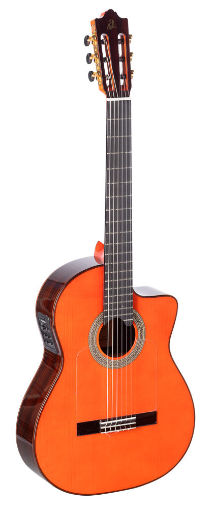 Admira Lucía R ECF Guitarra Flamenca Electrificada Roja 1
