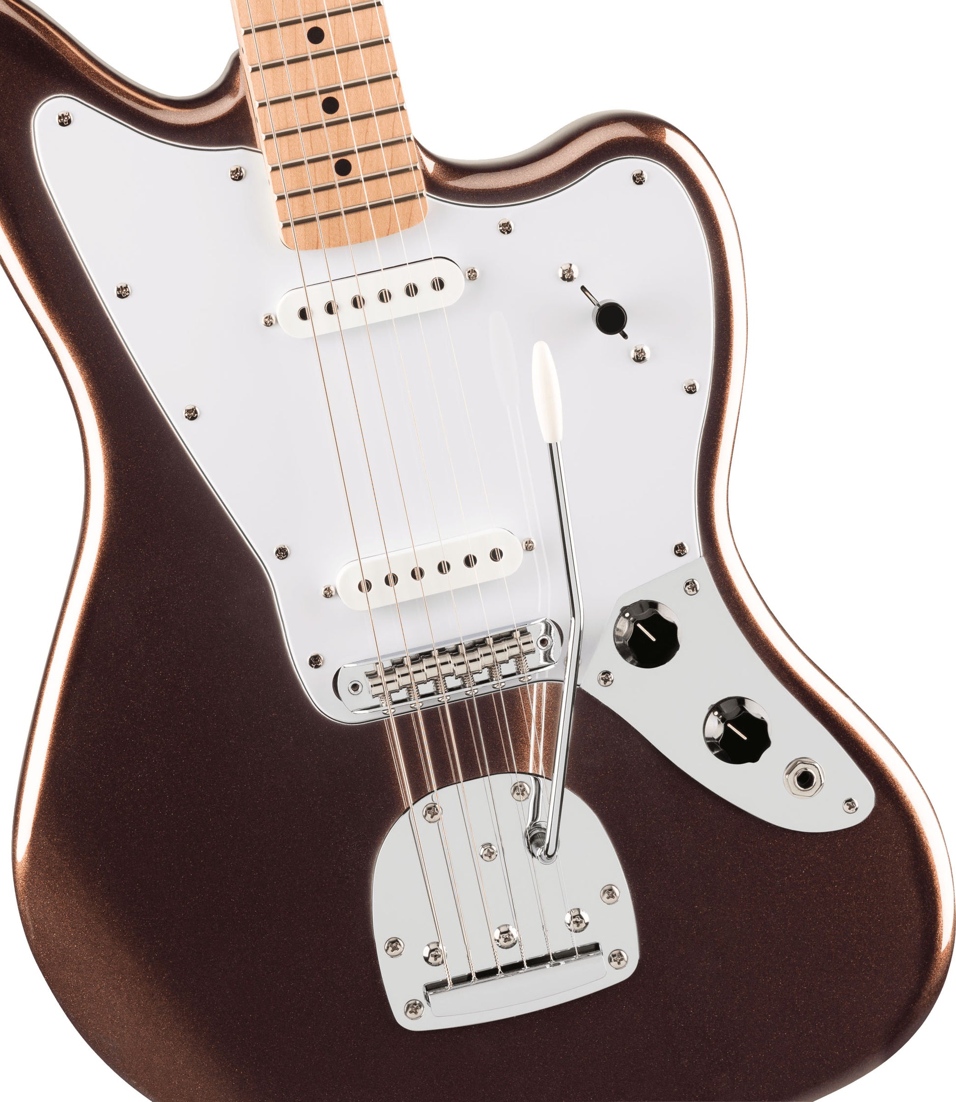 Squier Affinity Jaguar MN Guitarra Eléctrica Mystic Metallic Brown 4