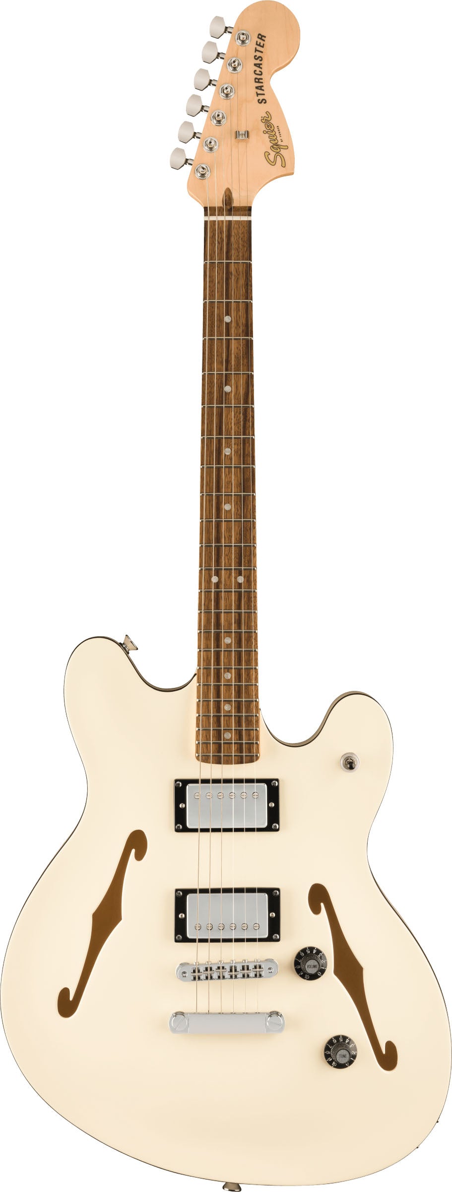 Squier Affinity Starcaster Deluxe IL Guitarra Eléctrica Olympic White 1