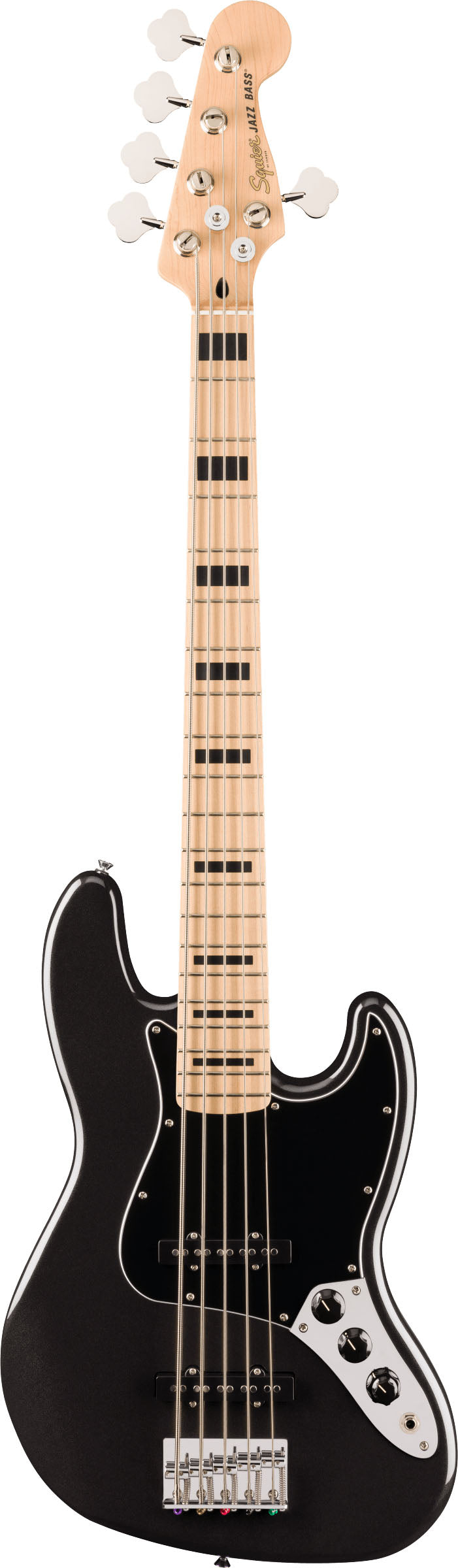 Squier Affinity Active Jazz Bass V MN Bajo Eléctrico 5 Cuerdas Black Metallic 1