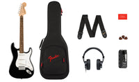 Squier Affinity Stratocaster Mustang Micro Pack IL Guitarra Eléctrica Negra 1