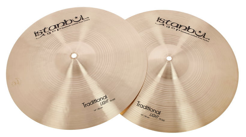 Istanbul Agop Traditional Hihat Light 14 Platos Batería 2