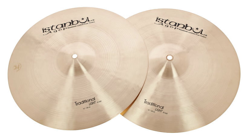 Istanbul Agop Traditional Hihat Light 15 Platos Batería 2