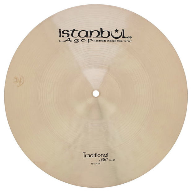 Istanbul Agop Traditional Hihat Light 15 Platos Batería 4